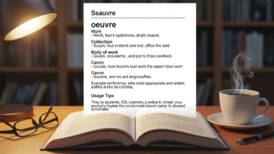 Synonyms of Oeuvre