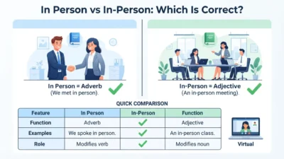 In Person vs In-Person