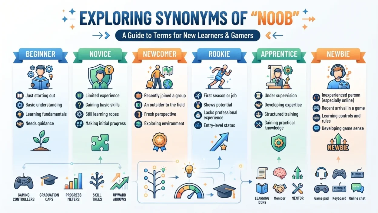 Synonyms of Noob