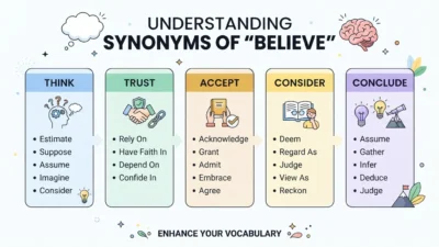 Synonyms of Believe