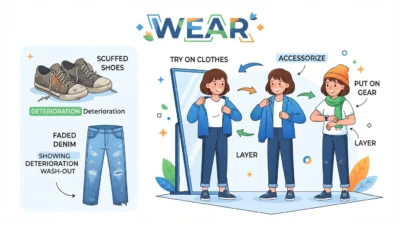 Synonyms of Wear