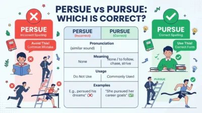 Persue or Pursue