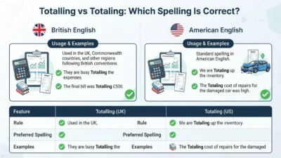 Totalling vs Totaling