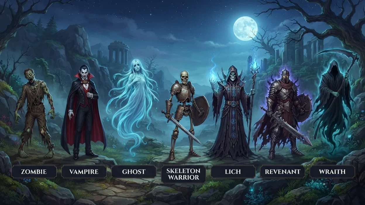 Synonyms of Undead