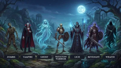 Synonyms of Undead