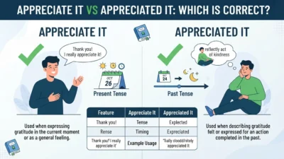 Appreciate It or Appreciated It