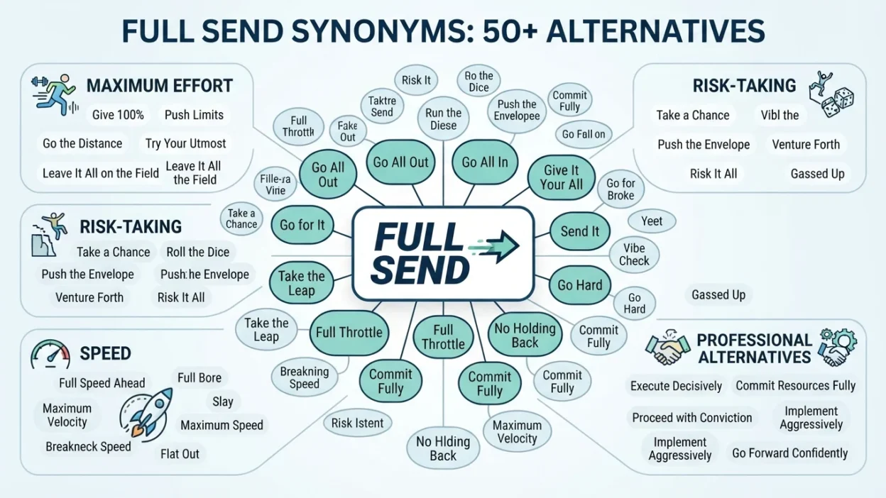 Full Send Synonyms