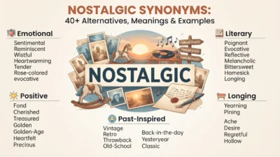 Nostalgic Synonyms