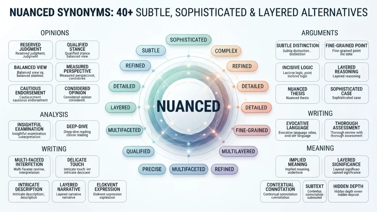 Nuanced Synonyms