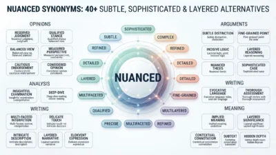 Nuanced Synonyms