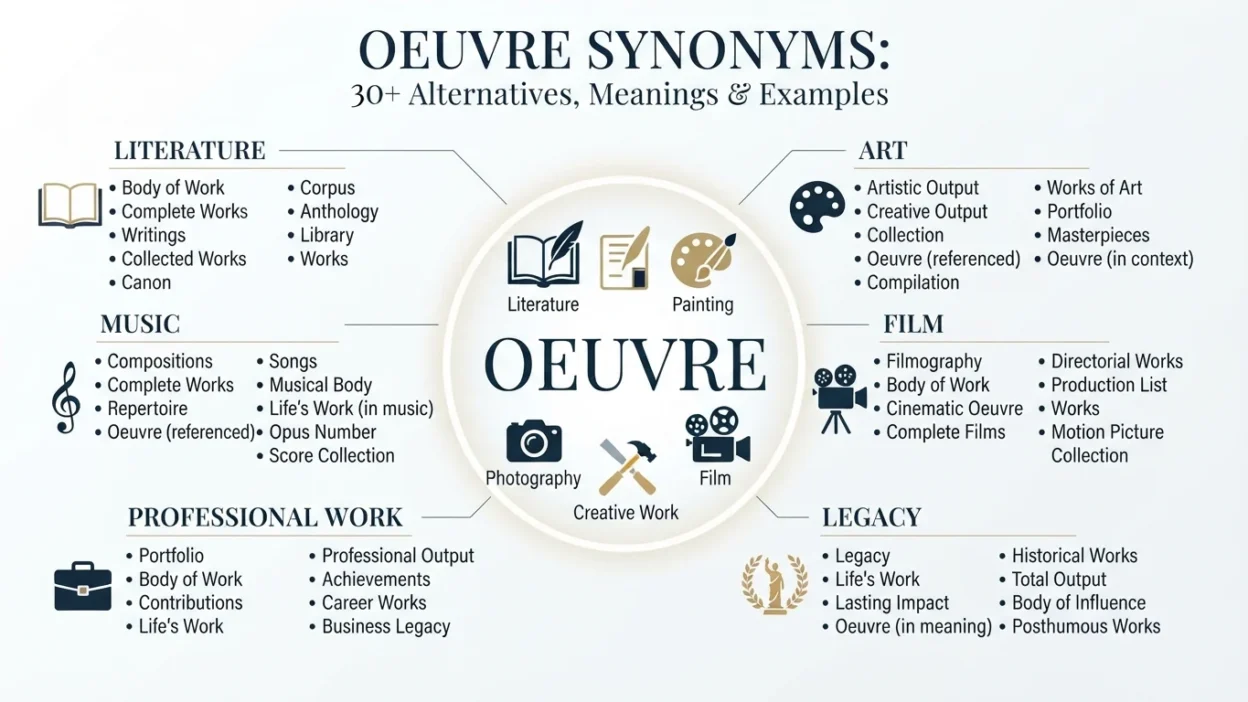 Oeuvre Synonyms