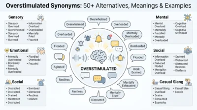 Overstimulated Synonyms