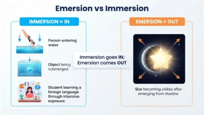 Emersion vs Immersion