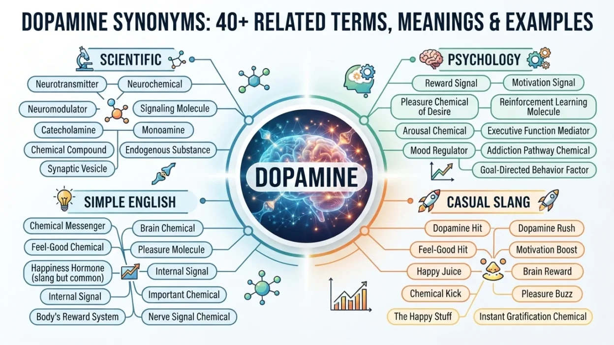 Dopamine Synonyms