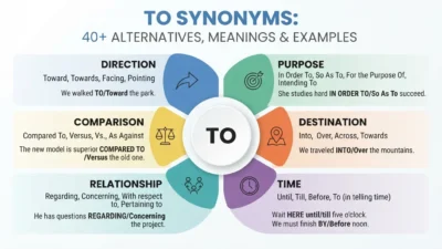 “To” Synonyms