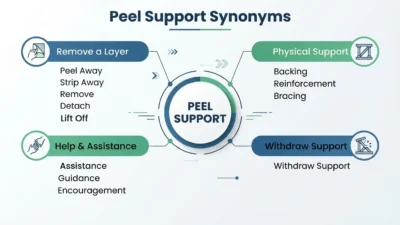 Peel Support Synonyms