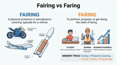 Fairing or Faring
