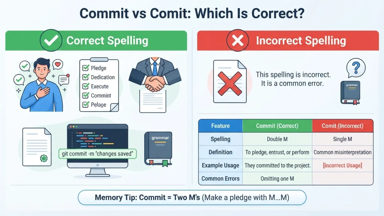 Commit vs Comit