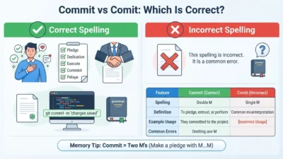 Commit vs Comit