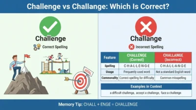 Challenge vs Challange