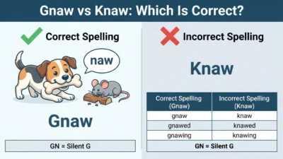 Knaw vs Gnaw