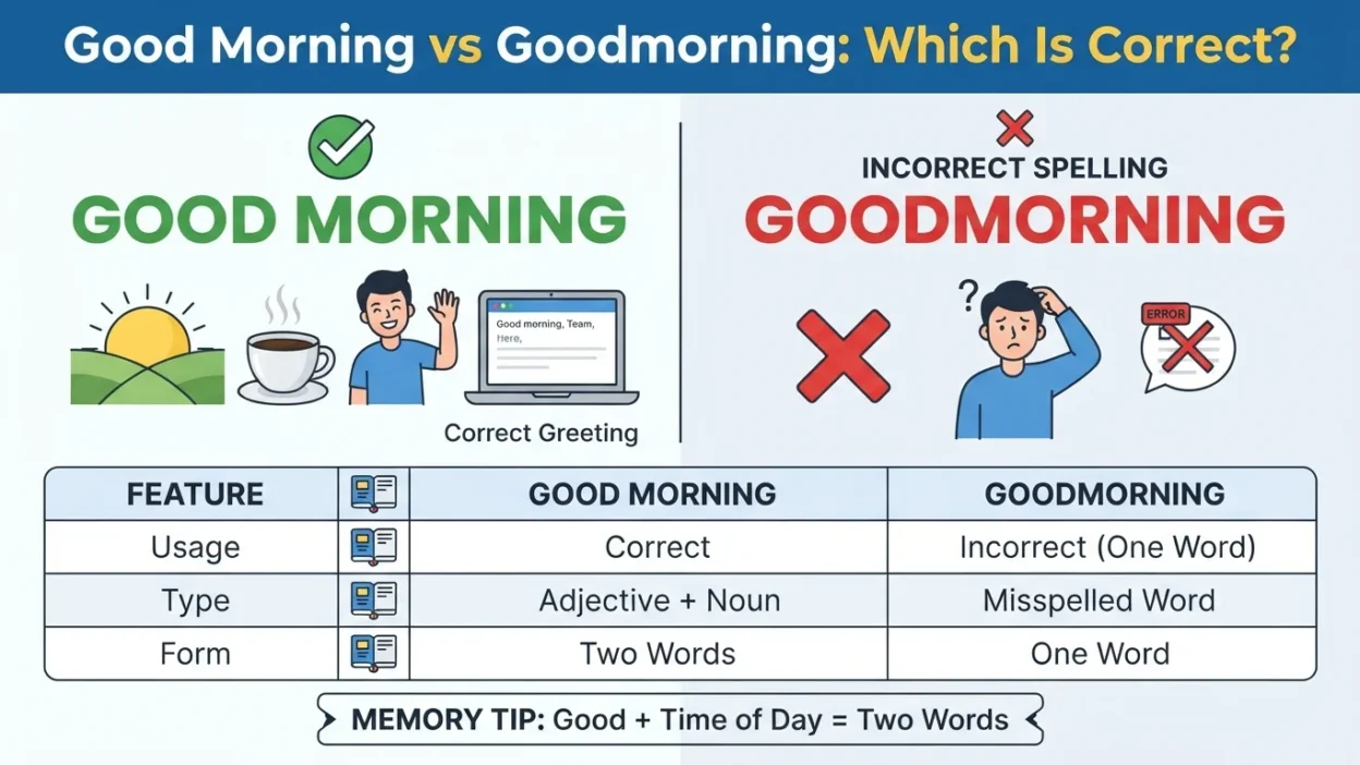 Good Morning or Goodmorning