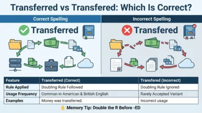 Transferred vs Transfered