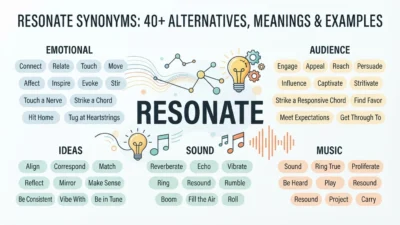 Resonate Synonyms