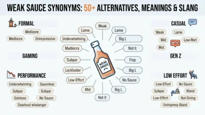 Weak Sauce Synonyms