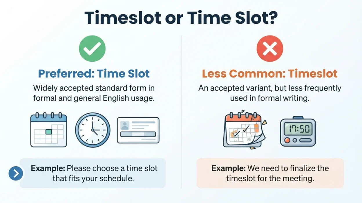 Timeslot or Time Slot