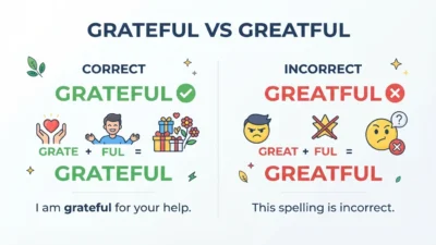 Grateful vs Greatful