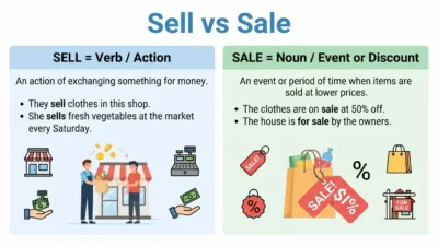 Sell vs Sale