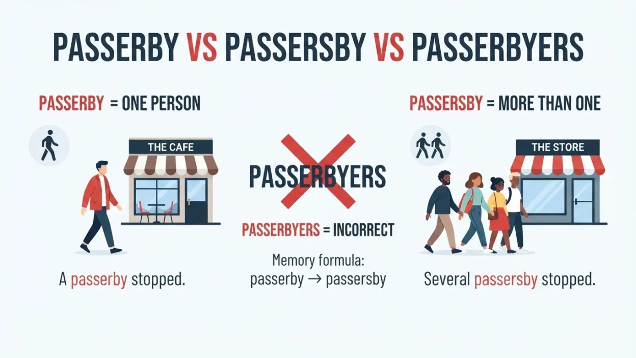 Passerbyers vs Passersby vs Passerby