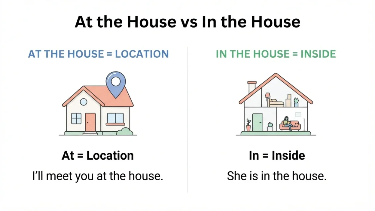 At the House vs In the House