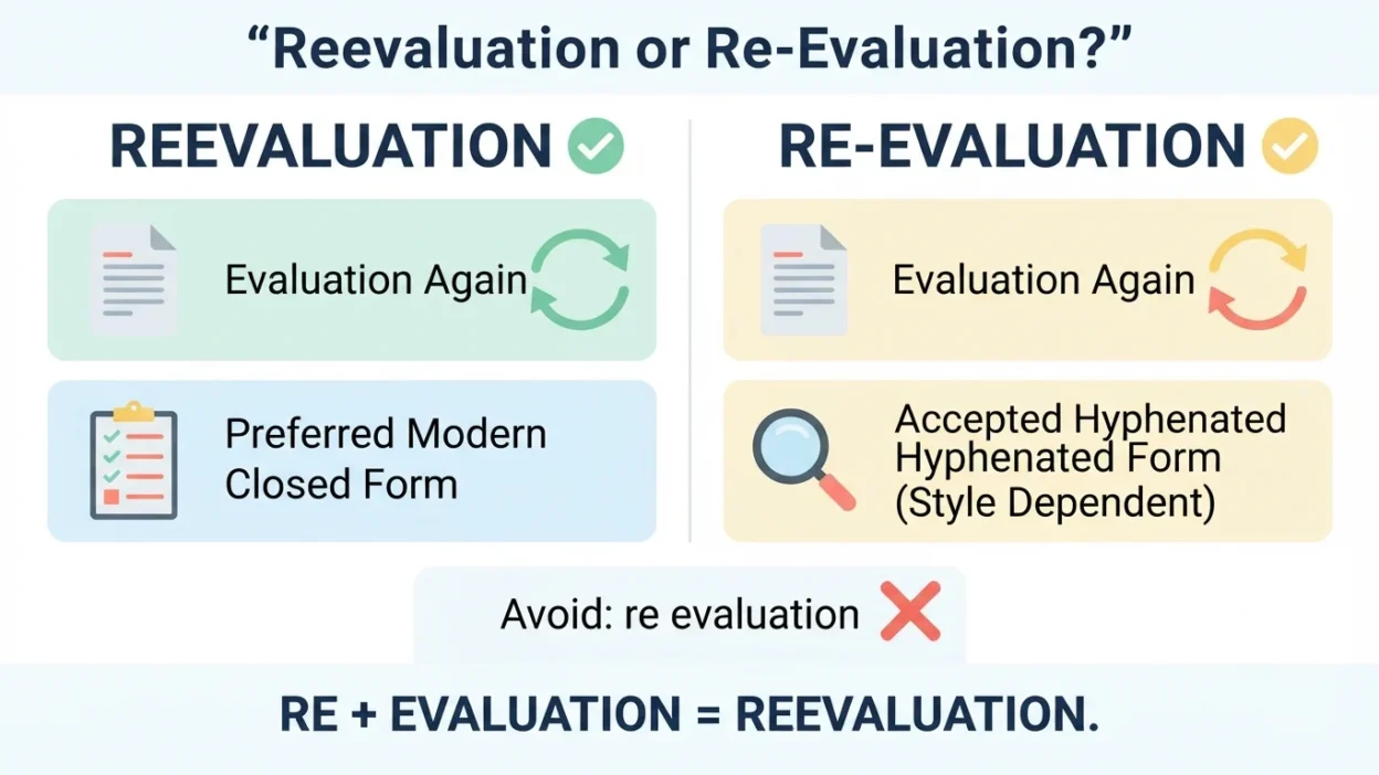 Reevaluation or Re-Evaluation