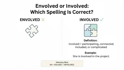 Envolved or Involved
