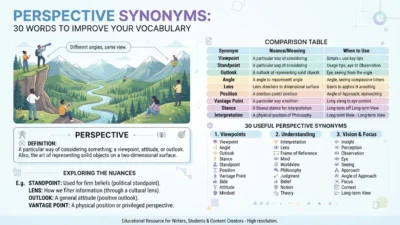 Perspective Synonyms